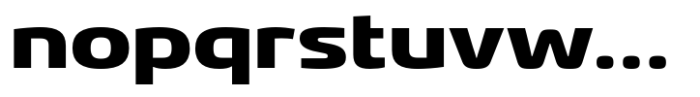 Gltp Starion Extra Expanded Extra Bold Font LOWERCASE