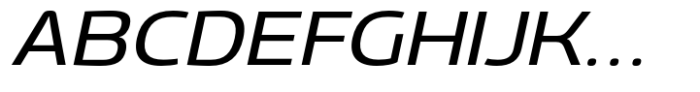 Gltp Starion Extra Expanded Italic Font UPPERCASE