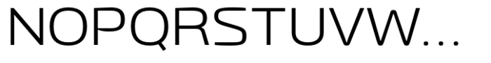 Gltp Starion Extra Expanded Light Font UPPERCASE
