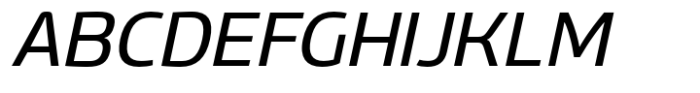 Gltp Starion Semi Expanded Italic Font UPPERCASE