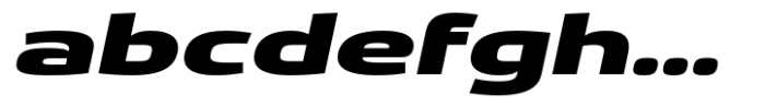 Gltp Starion Ultra Expanded Black Italic FONT