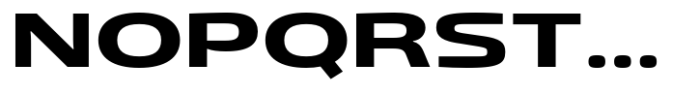 Gltp Starion Ultra Expanded Bold Font UPPERCASE