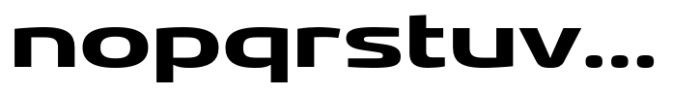 Gltp Starion Ultra Expanded Bold Font LOWERCASE