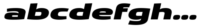 Gltp Starion Ultra Expanded Extra Italic FONT