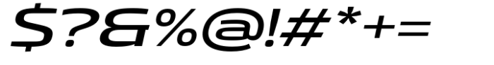 Gltp Starion Ultra Expanded Medium Italic Font OTHER CHARS