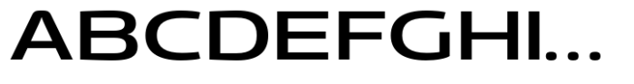 Gltp Starion Ultra Expanded Medium Font UPPERCASE
