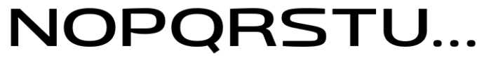 Gltp Starion Ultra Expanded Medium Font UPPERCASE