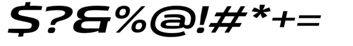 Gltp Starion Ultra Expanded Semi Bold Italic Font OTHER CHARS