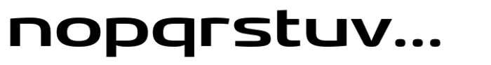Gltp Starion Ultra Expanded Semi Bold Font LOWERCASE