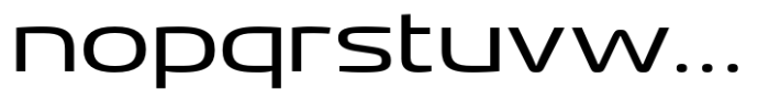 Gltp Starion Ultra Expanded Font LOWERCASE