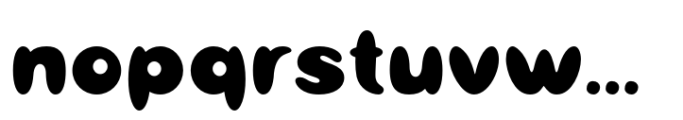Glusco Black Font LOWERCASE