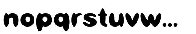 Glusco Bold Font LOWERCASE