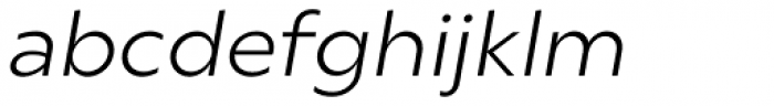Gluy Light Italic Font LOWERCASE