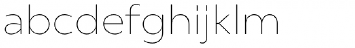 Gluy Thin Font LOWERCASE
