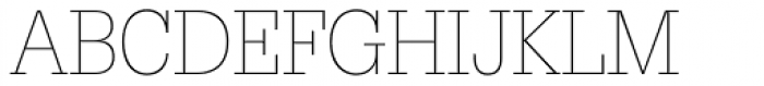 Glypha 35 Thin Font UPPERCASE