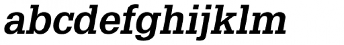 Glypha Bold Oblique Font LOWERCASE