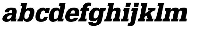Glypha Pro 75 Black Oblique Font LOWERCASE