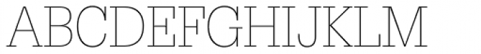 Glypha Thin Font UPPERCASE