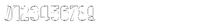 Glyphco Inline Font OTHER CHARS