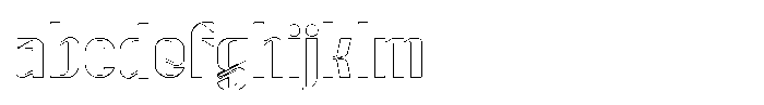 Glyphco Inline FONT