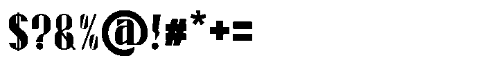 Glyphco Regular Font OTHER CHARS