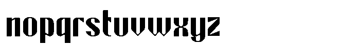 Glyphco Regular Font LOWERCASE