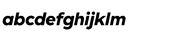 Glyphic Sans Bold italic FONT