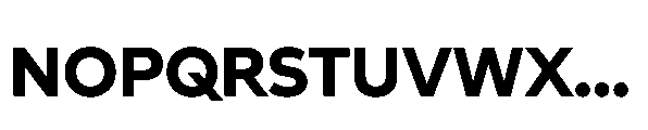 Glyphic Sans Bold Font UPPERCASE