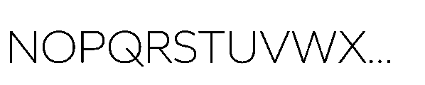 Glyphic Sans Light Font UPPERCASE