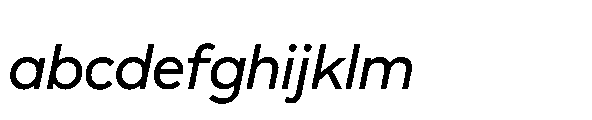 Glyphic Sans Medium italic FONT