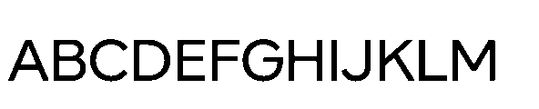 Glyphic Sans Medium Font UPPERCASE