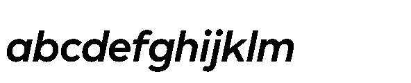 Glyphic Sans Semibold italic FONT