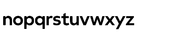 Glyphic Sans Semibold Font LOWERCASE