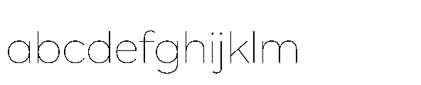 Glyphic Sans Thin FONT