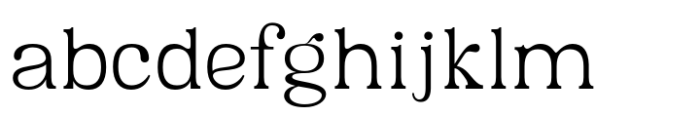 Glypster Thin Font LOWERCASE