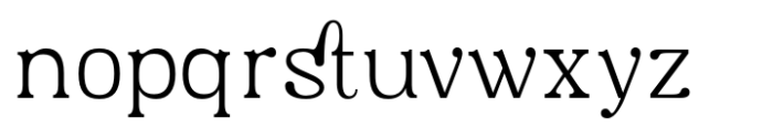 Glypster Thin Font LOWERCASE