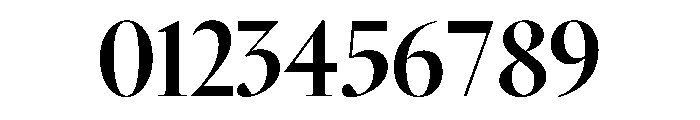GlossyDisplay Bold Font OTHER CHARS