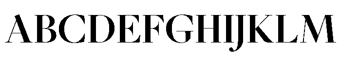GlossyDisplay Bold Font UPPERCASE