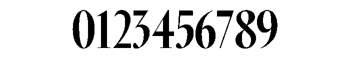 GlossyDisplay BoldCondensed Font OTHER CHARS