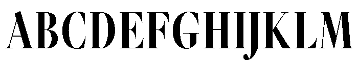 GlossyDisplay BoldCondensed Font UPPERCASE