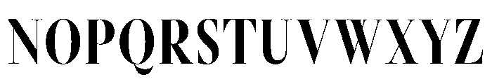 GlossyDisplay BoldCondensed Font UPPERCASE