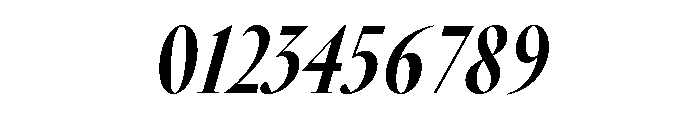 GlossyDisplay BoldCondensedItalic Font OTHER CHARS
