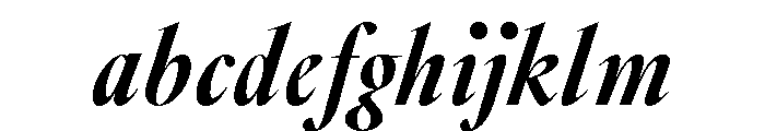 GlossyDisplay BoldCondensedItalic FONT
