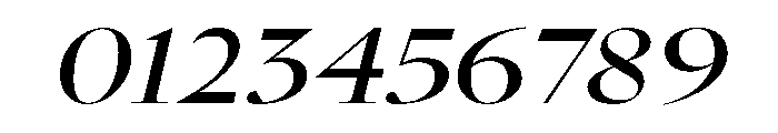 GlossyDisplay BoldExtendedItalic Font OTHER CHARS