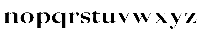 GlossyDisplay BoldExtended Font LOWERCASE