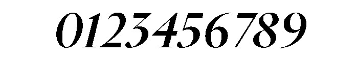 GlossyDisplay BoldItalic Font OTHER CHARS