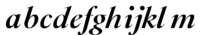 GlossyDisplay BoldItalic FONT