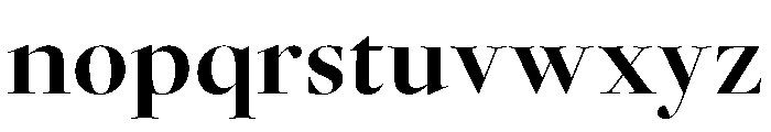GlossyDisplay Bold Font LOWERCASE
