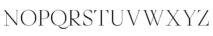 GlossyDisplay Light Font UPPERCASE