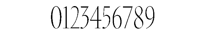 GlossyDisplay LightCondensed Font OTHER CHARS
